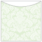 Floral Green Tea Jacket Invitation Style A3 (5 5/8 x 5 5/8)