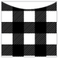 Gingham Black Jacket Invitation Style A3 (5 5/8 x 5 5/8)