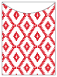 Rhombus Red Jacket Invitation Style A4 (3 3/4 x 5 1/8)