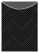 Zig Zag Noir Jacket Invitation Style A4 (3 3/4 x 5 1/8)