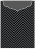 Zig Zag Noir Jacket Invitation Style C2 (5 1/8 x 7 1/8)