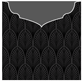 Glamour Noir Jacket Invitation Style C3 (5 5/8 x 5 5/8)
