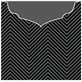 Zig Zag Noir Jacket Invitation Style C3 (5 5/8 x 5 5/8)