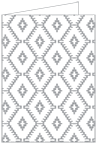 Rhombus Grey Landscape Card 3 1/2 x 5 - 25/Pk