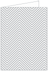 Zig Zag Grey Landscape Card 3 1/2 x 5 - 25/Pk