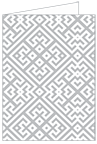 Maze Grey Landscape Card 3 1/2 x 5 - 25/Pk