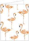 Flamingo Landscape Card 4 1/4 x 5 1/2 - 25/Pk