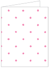 Polkadot Pink Landscape Card 4 1/4 x 5 1/2 - 25/Pk