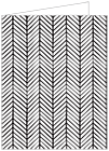 Oblique Black Landscape Card 4 1/4 x 5 1/2 - 25/Pk