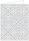 Maze Grey Landscape Card 4 1/4 x 5 1/2 - 25/Pk