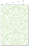 Floral Green Tea Landscape Card 4 1/2 x 6 1/4 - 25/Pk