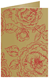Rose Hena Landscape Card 4 1/2 x 6 1/4 - 25/Pk