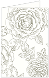 Rose Silver Landscape Card 4 1/2 x 6 1/4 - 25/Pk