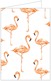 Flamingo Landscape Card 4 1/2 x 6 1/4 - 25/Pk