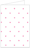 Polkadot Pink Landscape Card 4 1/2 x 6 1/4 - 25/Pk