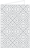 Maze Grey Landscape Card 4 1/2 x 6 1/4 - 25/Pk