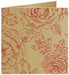 Rose Hena Landscape Card 5 3/4 x 5 3/4 - 25/Pk