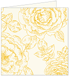 Rose Gold Landscape Card 5 3/4 x 5 3/4 - 25/Pk