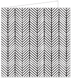 Oblique Black Landscape Card 5 3/4 x 5 3/4 - 25/Pk