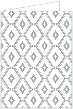 Rhombus Grey Landscape Card 5 x 7 - 25/Pk