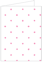 Polkadot Pink Landscape Card 5 x 7 - 25/Pk
