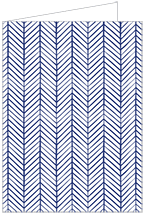 Oblique Sapphire Landscape Card 5 x 7 - 25/Pk