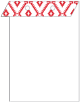 Rhombus Red Layer Invitation Cover (5 3/8 x 7 3/4) - 25/Pk