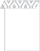 Rhombus Grey Layer Invitation Cover (5 3/8 x 7 3/4) - 25/Pk