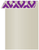 Indonesia Purple Layer Invitation Cover (5 3/8 x 7 3/4) - 25/Pk