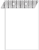 Oblique Black Layer Invitation Cover (5 3/8 x 7 3/4) - 25/Pk