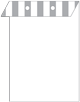 Lineation Grey Layer Invitation Cover (5 3/8 x 7 3/4) - 25/Pk