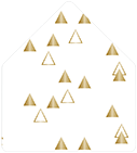 Pyramids Gold Foil A9 Envelope Liner
