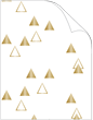 Pyramids Gold Foil Cover 8 1/2 x 11 - 25/Pk