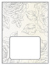 Rose Silver Place Card 3 x 4 - 25/Pk
