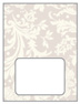 Renaissance Silver Place Card 3 x 4 - 25/Pk