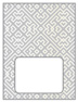 Maze Grey Place Card 3 x 4 - 25/Pk