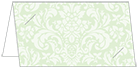 Floral Green Tea Slit Place Card 25/Pk