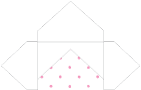 Polkadot Pink Pochette Style A4 (5 1/8 x 7 1/8) - 10/Pk