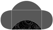 Nature Black Pochette Style B2 (5 1/2 x 8 1/2) - 10/Pk