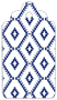 Rhombus Sapphire Style B Tag (2 1/2 x 4 1/2) 10/Pk