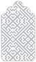 Maze Grey Style B Tag (2 1/2 x 4 1/2) 10/Pk