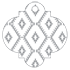 Rhombus Grey Style D Tag (2 1/2 x 2 1/2) - 10/Pk