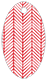Oblique Red Style E Tag (2 x 3 1/2) 10/Pk