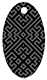 Maze Noir Style E Tag (2 x 3 1/2) 10/Pk