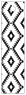 Rhombus Black Style G Tag (1 1/4 x 5) 10/Pk
