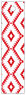 Rhombus Red Style G Tag (1 1/4 x 5) 10/Pk