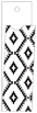 Rhombus Black Style H Tag (1 1/4 x 5 3/4 folded) 10/Pk