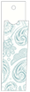 Paisley Blue Style H Tag (1 1/4 x 5 3/4 folded) 10/Pk