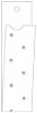 Polkadot Pink Style H Tag (1 1/4 x 5 3/4 folded) 10/Pk