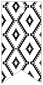 Rhombus Black Style K Tag (2 x 4) 10/Pk